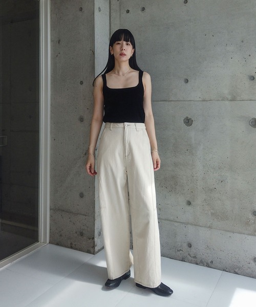 ZOZOMARKET（ゾゾマーケット）の「ZOZOMARKET by RIKA-切替バレルデニム（デニムパンツ・レディース・キナリ・マルチサイズ）」の20枚目の写真