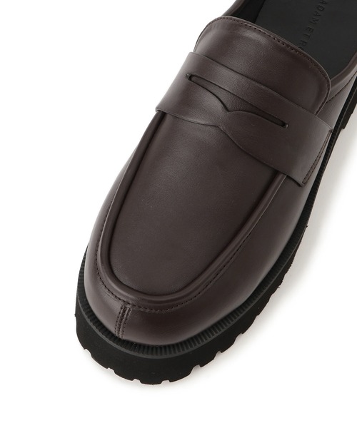 ADAM ET ROPE'（アダムエロペ）の「【サステナブル】ラウンドローファークロッグ（ローファー・レディース・ブラック/ダークブラウン・36/37/38）」の18枚目の写真