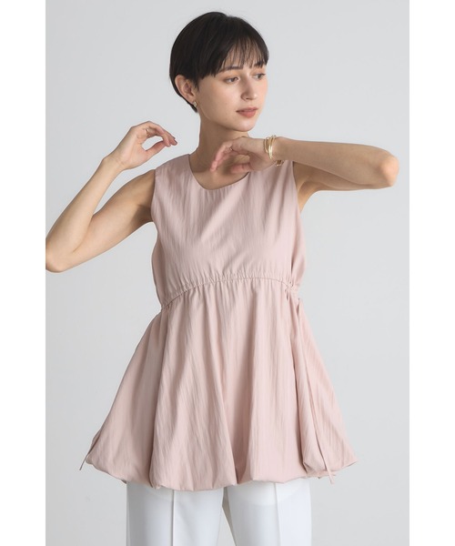 &. NOSTALGIA(アンドドットノスタルジア)の「前後2WAYドロストバルーンチュニック(Tシャツ/カットソー・レディース・ピンクベージュ/カーキ/レッド・M)」の19枚目の写真