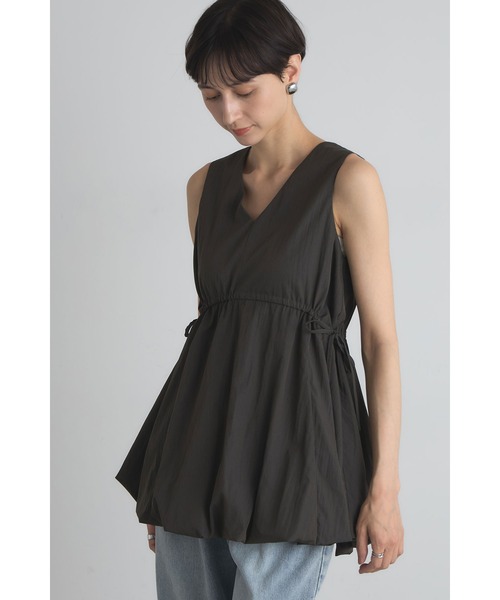 &. NOSTALGIA(アンドドットノスタルジア)の「前後2WAYドロストバルーンチュニック(Tシャツ/カットソー・レディース・ピンクベージュ/カーキ/レッド・M)」の21枚目の写真