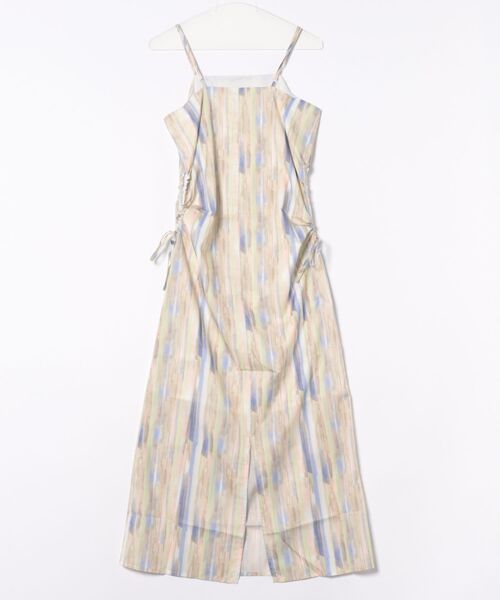 Bab(バブ)の「【S・Mサイズ展開】ウエストホールプリントワンピース(ワンピース・レディース・ブラック/パープル・MEDIUM/SMALL)」の3枚目の写真