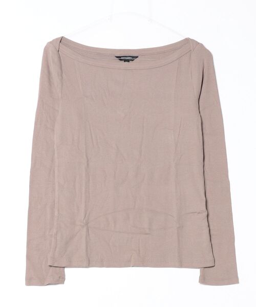BANANA REPUBLIC FACTORY STORE(バナナリパブリック ファクトリーストア)の「BANANA REPUBLIC FACTORY STORE リブ ボートネック カットソー(Tシャツ/カットソー・レディース・ホワイト/ブラック/カーキ/ベージュ・S/L/M/XS)」の6枚目の写真