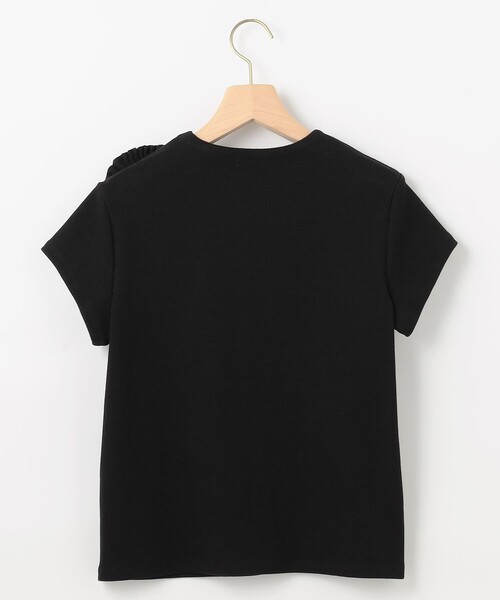 組曲(クミキョク)の「テレココサージュ Tシャツ(Tシャツ/カットソー・レディース・ホワイト系/ブラック系・2/3)」の4枚目の写真