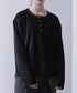 Loose/ルース（ルース）の「ベロアコーデュロイ ヘンリーネックロンT（Tシャツ/カットソー・M）」