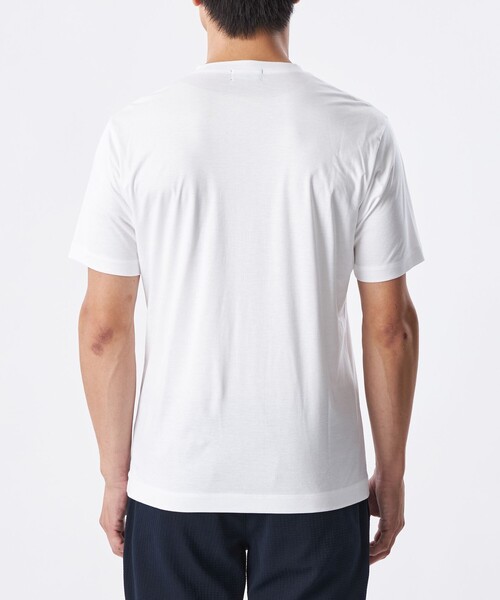 EPOCA UOMO(エポカウォモ)の「スパンコールランダムラインカットソー(Tシャツ/カットソー・メンズ・ホワイト/ブラック・48/46)」の7枚目の写真