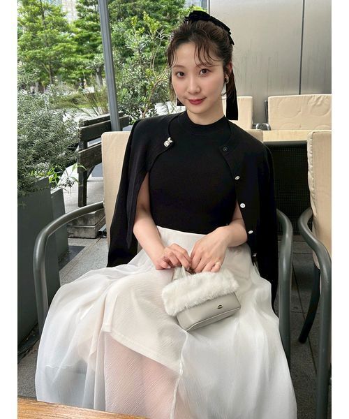 新品 タグ付】ELLIE ニットドッキングワンピース ブラック Dress