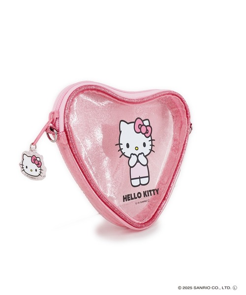 sanrio（サンリオ）の「Sanrio characters(サンリオキャラクターズ) ハート形クリアポシェット チャーム付き SAN-0083 / ハローキティ・クロミ（ショルダーバッグ・レディース・ピンク/パープル/ブラック・FREE）」の19枚目の写真