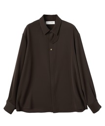 Giorgio Armani 濃茶系　長袖シャツ メンズのシャツ/ブラウス（ブラウン/茶色系・長袖）ファッション