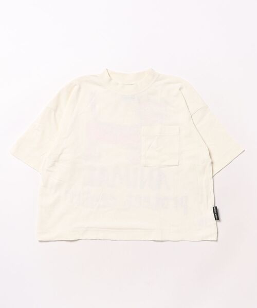 NEEDLE WORKS（ニードルワークス）の「ANIMAL（Tシャツ/カットソー・キッズ・ブラック/ホワイト・130cm/140cm/150cm）」の4枚目の写真