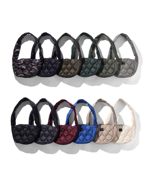 TAION(タイオン)の「【TAION(タイオン)】〈グッズ〉ミリタリー バナナショルダー ダウンバッグM-ソフトシェル(ショルダーバッグ・メンズ・ブラック/ダークネイビー/ダークオリーブ/ダークグリーン系・ONESIZE)」の7枚目の写真