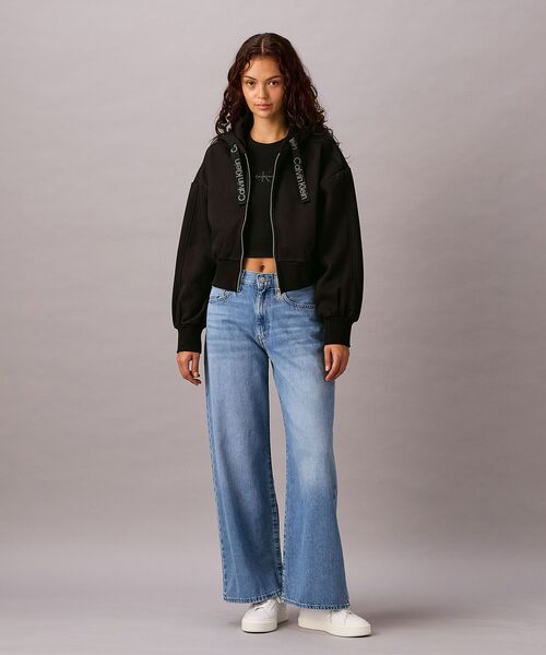 フル ジップ スウェット パーカー（パーカー）｜Calvin Klein