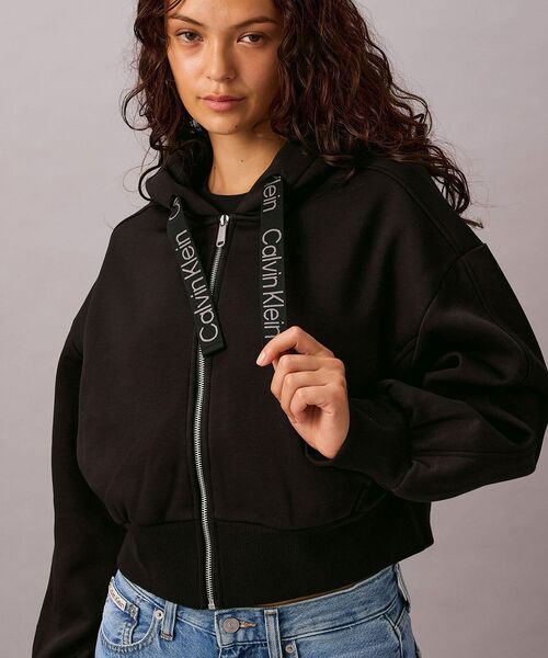 フル ジップ スウェット パーカー（パーカー）｜Calvin Klein