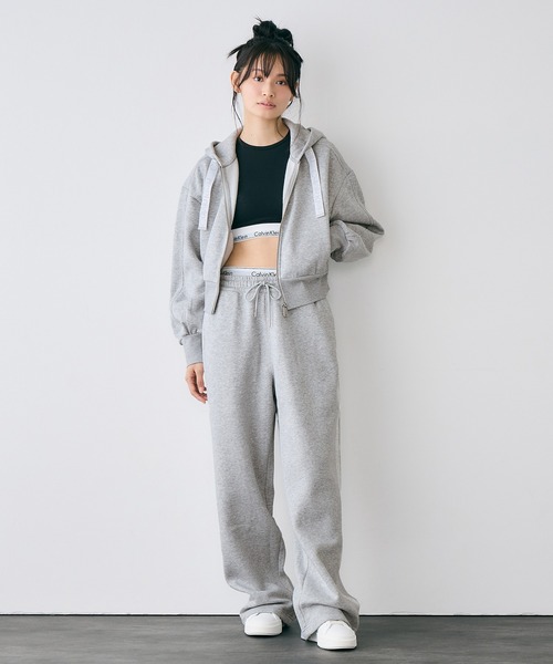 フル ジップ スウェット パーカー（パーカー）｜Calvin Klein