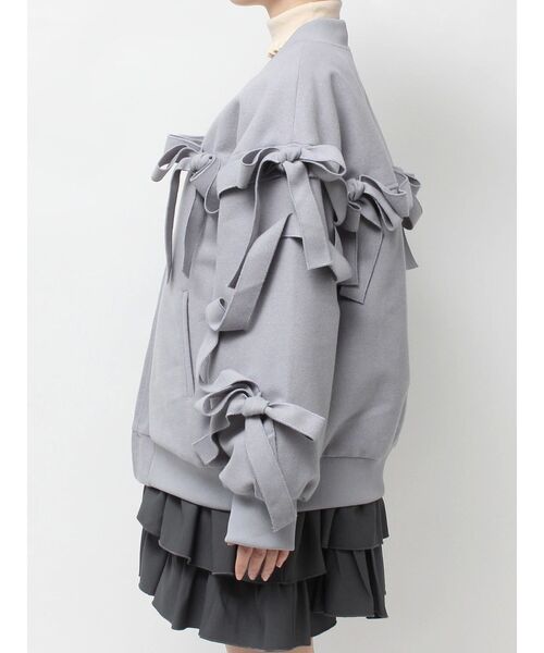 merry jenny(メリージェニー)の「ribbon ribbon blouson(ブルゾン・レディース・ブラック/アイボリー/ブルー・FREE)」の22枚目の写真