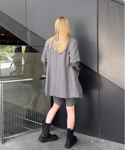 セール】WAVE SWITCHING CONSTRUCTIVE JACKET（テーラードジャケット