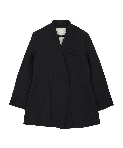 AMERI テーラードジャケット WAVE SWITCHING CONSTRUCTIVE JACKET（テーラードジャケット