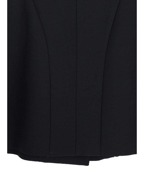 ジャケット・アウター Ameri ESSENTIAL CURVE COLLAR JACKET セール】ESSENTIAL CURVE COLLAR JACKET（ノーカラージャケット