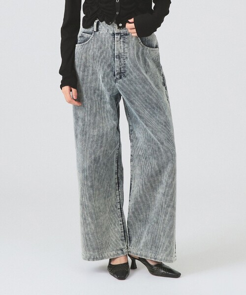 Ray BEAMS（レイビームス）の「コーデュロイ 5ポケット ワイド パンツ（その他パンツ・レディース・ダークブラウン/ライトブルー・0/1）」の19枚目の写真