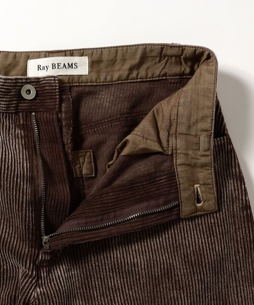 Ray BEAMS（レイビームス）の「コーデュロイ 5ポケット ワイド パンツ（その他パンツ・レディース・ダークブラウン/ライトブルー・0/1）」の16枚目の写真