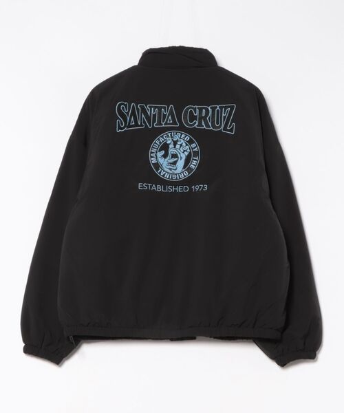 SANTA CRUZ(サンタクルーズ)の「SANTACRUZ/サンタクルーズ ボアジャケット リバーシブル 502254131(その他アウター・レディース・ブラック/ベージュ・L/M)」の4枚目の写真