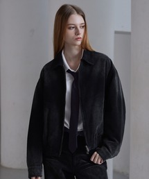 CLEL(�N���C��)�́yCLEL�zAntique Design Corduroy Blouson / �A���e�B�[�N�f�U�C�� �R�[�f�����C�u���]��(�u���]��)