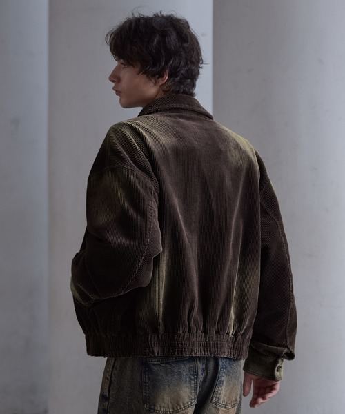 CLEL（クレイル）の「【CLEL】Antique Design Corduroy Blouson / アンティークデザイン コーデュロイブルゾン（ブルゾン・メンズ・ブラウン/ブラック/ネイビー・L/M/S/XS）」の12枚目の写真