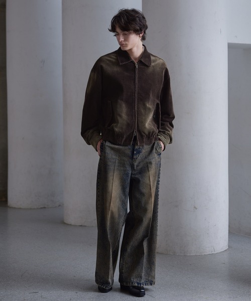 CLEL（クレイル）の「【CLEL】Antique Design Corduroy Blouson / アンティークデザイン コーデュロイブルゾン（ブルゾン・メンズ・ブラウン/ブラック/ネイビー・L/M/S/XS）」の13枚目の写真