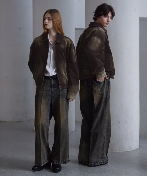 CLEL（クレイル）の「【CLEL】Antique Design Corduroy Blouson