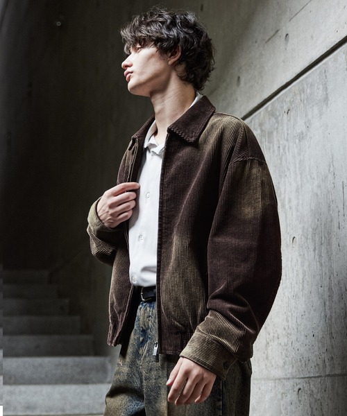 CLEL（クレイル）の「【CLEL】Antique Design Corduroy Blouson / アンティークデザイン コーデュロイブルゾン（ブルゾン・メンズ・ブラウン/ブラック/ネイビー・L/M/S/XS）」の19枚目の写真