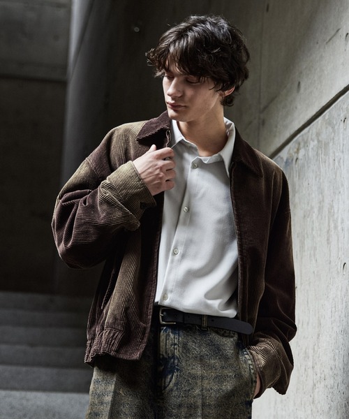 CLEL（クレイル）の「【CLEL】Antique Design Corduroy Blouson
