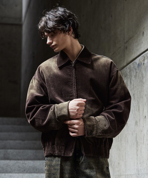 CLEL（クレイル）の「【CLEL】Antique Design Corduroy Blouson