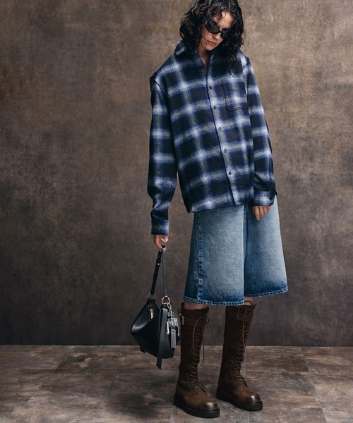 CHARLES & KEITH(チャールズ & キース)の「Darian ダリアン レースアップバックルロングブーツ(ブーツ・レディース・ブラウン系その他7/ブラック・26.5cm/25.5cm/25cm/24.5cm/23.5cm/23cm/22.5cm)」の14枚目の写真