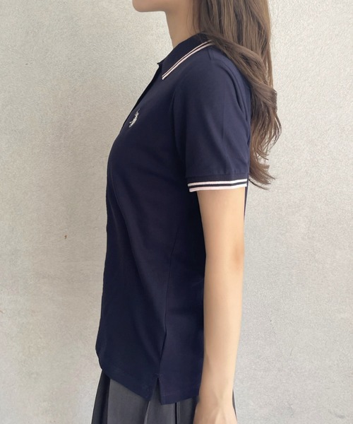 U.S. POLO ASSN.(ユーエスポロアッスン)の「【U.S. POLO ASSN】鹿子 ポロシャツ(ポロシャツ・レディース・ネイビー/アイボリー・M/L)」の21枚目の写真