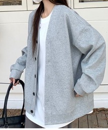 cammie（キャミー）の「オーバーサイズスウェットカーディガン（カーディガン/ボレロ）」