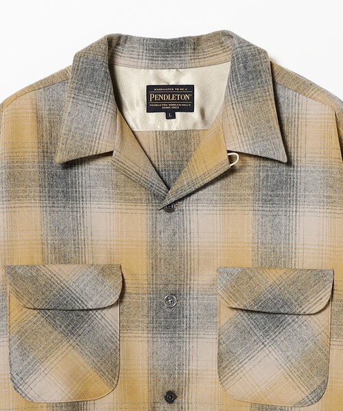 別注】PENDLETON / Crafted in Japan Open Collar Shirt（シャツ