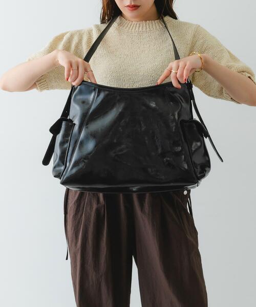 RODE SKO（ロデスコ）の「『WEB限定』ポケットワンショルダーバッグ（ショルダーバッグ・レディース・ブラック/ブラウン・ONE）」の13枚目の写真