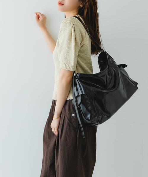 RODE SKO（ロデスコ）の「『WEB限定』ポケットワンショルダーバッグ（ショルダーバッグ・レディース・ブラック/ブラウン・ONE）」の8枚目の写真