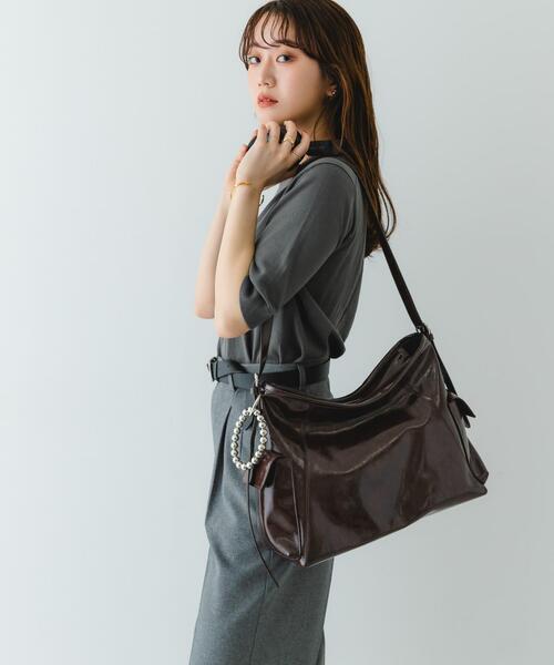 RODE SKO（ロデスコ）の「『WEB限定』ポケットワンショルダーバッグ（ショルダーバッグ・レディース・ブラック/ブラウン・ONE）」の18枚目の写真
