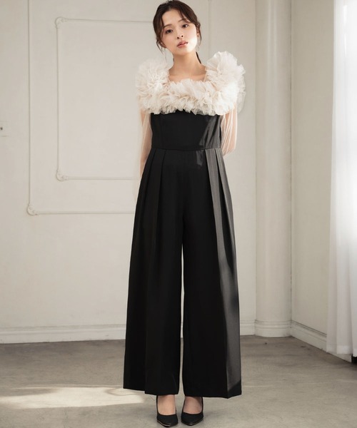 セール】[低身長/大きいサイズあり]マルチWAY チュールフリル