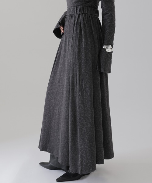 SUWDEE(スーディー)の「asymmetry belted tops setup(セットアップ・レディース・チャコールグレー/ブラック・S)」の18枚目の写真