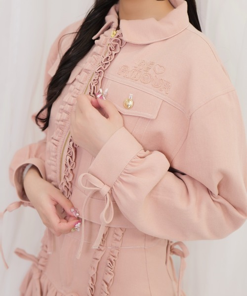 デニムフリルジャケット（デニムジャケット）｜ReAmour（リアムール