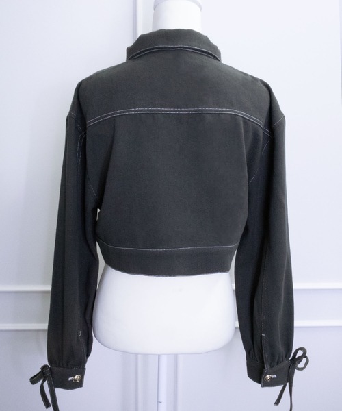 セール】デニムフリルジャケット（デニムジャケット）｜ReAmour