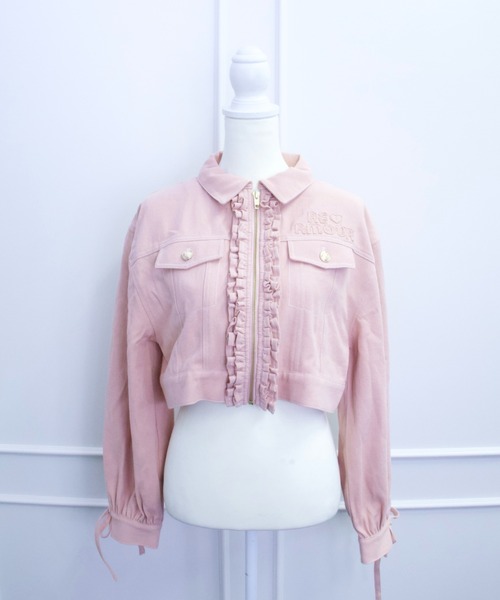 デニムフリルジャケット（デニムジャケット）｜ReAmour（リアムール