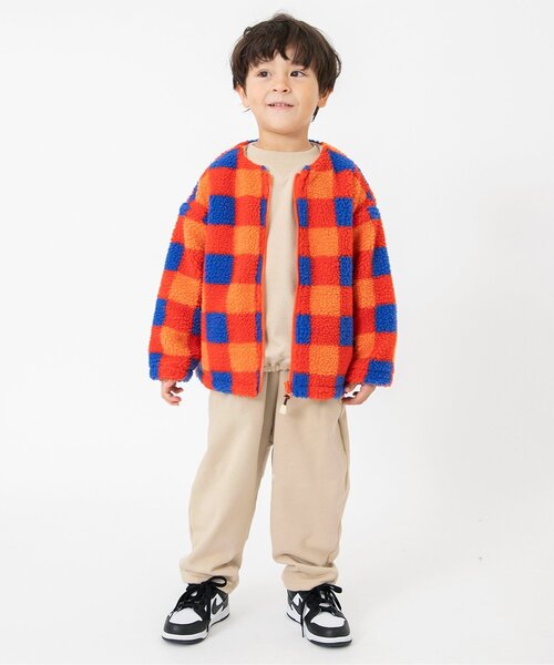 BREEZE（ブリーズ）の「【セットアップ可】バレルシルエットタックパンツ_ジュニア対応（スウェットパンツ・キッズ・グレー/ベージュ/チャコール・90/100/110/120/130/140/150/160）」の15枚目の写真