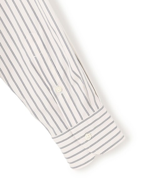 J.PRESS(ジェイプレス)の「【SUPIMAコットン使用】マルチストライプブロードシャツ / B.D.(シャツ/ブラウス・メンズ・アイボリー系1・LARGE/X-LARGE/MEDIUM)」の4枚目の写真