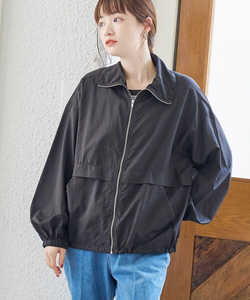 セール】【撥水】シアーリップナイロンスタンドブルゾン（その他