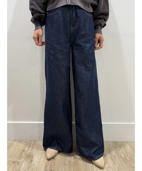 GAP（ギャップ）の「ハイライズ スーパーライト プルオン バギーデニム（デニムパンツ・レディース・インディゴブルー・XS/S/M/L/XXS）」の7枚目の写真