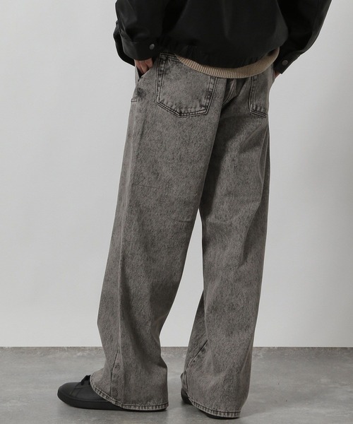 LAKOLE（ラコレ）の「フロントデザインデニムパンツ / 589860（デニムパンツ・メンズ・ブラック/ブルー/グレー・LARGE/MEDIUM/SMALL）」の9枚目の写真