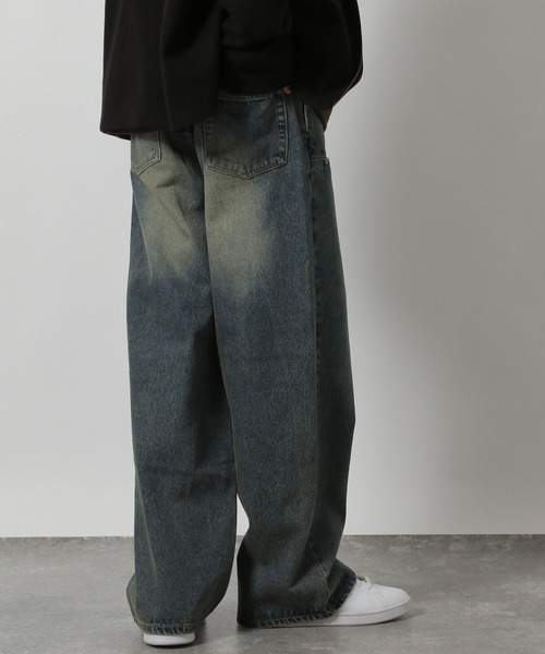 LAKOLE（ラコレ）の「フロントデザインデニムパンツ / 589860（デニムパンツ・メンズ・ブラック/ブルー/グレー・LARGE/MEDIUM/SMALL）」の13枚目の写真