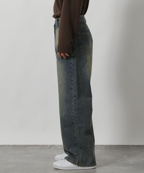 LAKOLE（ラコレ）の「フロントデザインデニムパンツ / 589860（デニムパンツ・メンズ・ブラック/ブルー/グレー・LARGE/MEDIUM/SMALL）」の16枚目の写真